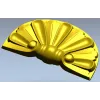 Semicircular Fan Rosette STL for CNC Milling