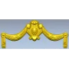 Baroque Swag Cartouche STL for CNC
