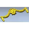 Baroque Swag Cartouche STL for CNC