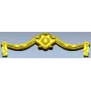 Baroque Swag Cartouche STL for CNC