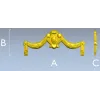 Baroque Swag Cartouche STL for CNC