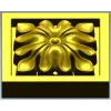 Sunburst Square Rosette - STL 3D model for CNC