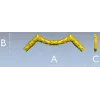 Laurel Ribbon Corner STL 3D model for CNC
