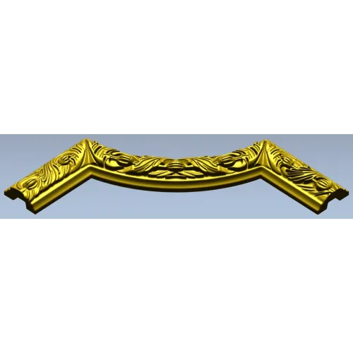Regal Acanthus Corner - STL 3D model for CNC