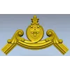 Картуш верхний в стиле барокко - STL модель для ЧПУ