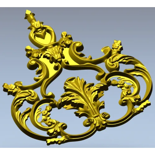 Картуш Рокайль - 3D модель STL для ЧПУ