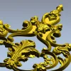 Картуш Рокайль - 3D модель STL для ЧПУ