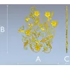 Rococo Floral Scrollwork Panel STL 3D Model