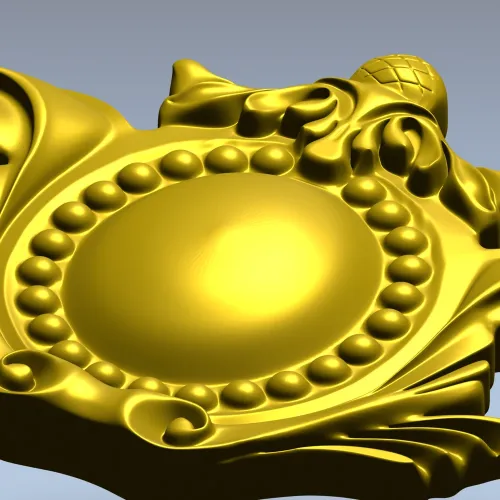 Baroque Medallion Cartouche
