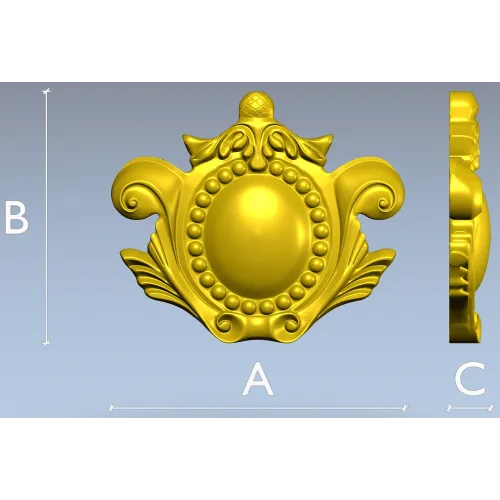 Baroque Medallion Cartouche