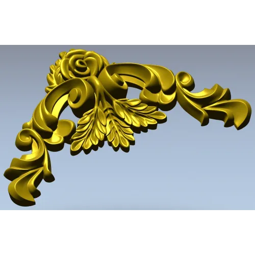 Барочный картуш "Розалия" - 3D модель STL для ЧПУ