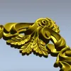 Барочный картуш "Розалия" - 3D модель STL для ЧПУ