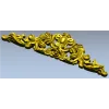 Барочный горизонтальный декор - 3D модель STL для ЧПУ