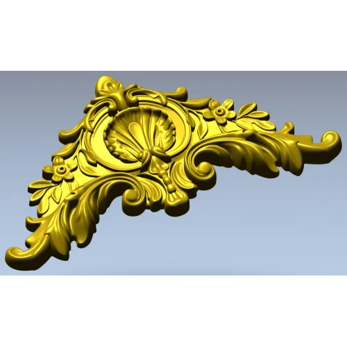 Картуш с раковиной - 3D модель STL для ЧПУ