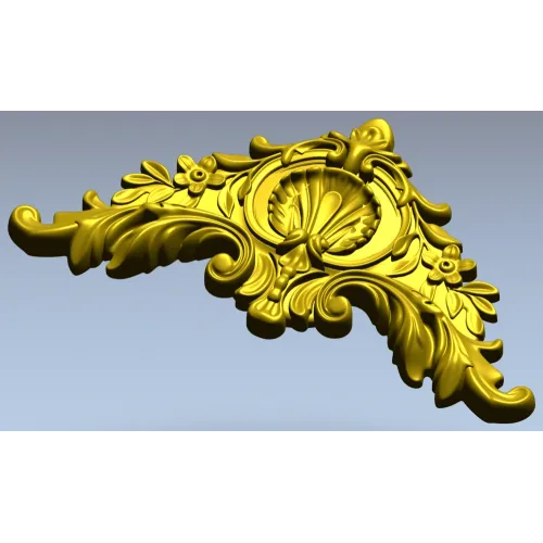 Картуш с раковиной - 3D модель STL для ЧПУ