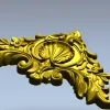 Картуш с раковиной - 3D модель STL для ЧПУ