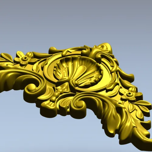 Картуш с раковиной - 3D модель STL для ЧПУ