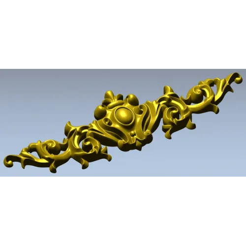 Рокайльный картуш - 3D модель STL для ЧПУ