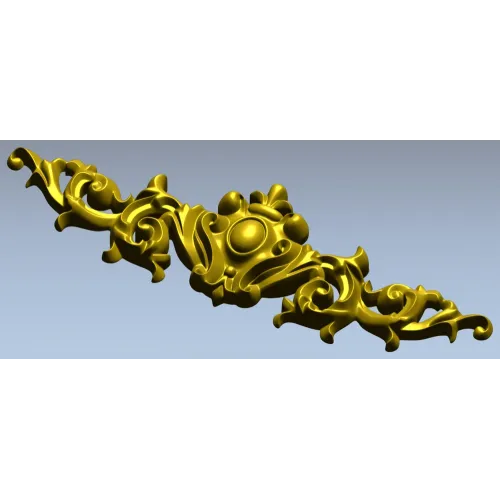 Рокайльный картуш - 3D модель STL для ЧПУ