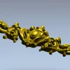 Рокайльный картуш - 3D модель STL для ЧПУ