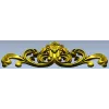 Rococo Rose Cartouche - STL 3D model for CNC