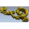Acanthus Scroll Corner - STL 3D model for CNC