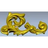 Baroque Acanthus Corner - STL 3D Model for CNC Milling
