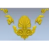STL модель декора "Ракушечный картуш" для ЧПУ