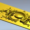 Картуш Вивьен - декоративная 3D модель в формате STL для ЧПУ