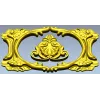 Rocaille Oval Cartouche STL for CNC