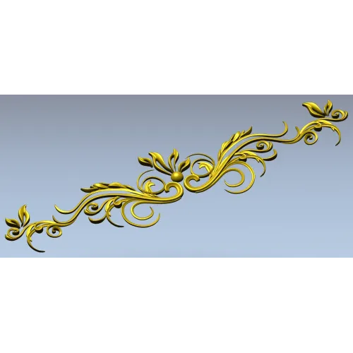 Ornamental Acanthus Scroll STL for CNC