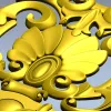 Рокайльный картуш в стиле ракушки - 3D модель STL для ЧПУ