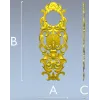 Рокайльный картуш в стиле ракушки - 3D модель STL для ЧПУ