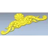 Вензель "Ракушка и розетки" - 3D модель STL для ЧПУ