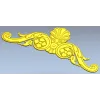 Вензель "Ракушка и розетки" - 3D модель STL для ЧПУ