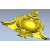 Картуш "Сердце барокко" - 3D модель STL для ЧПУ