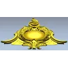 Картуш "Сердце барокко" - 3D модель STL для ЧПУ