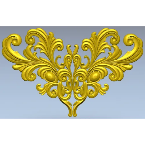 Acanthus Royale - STL 3D model for CNC carving