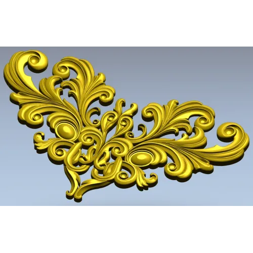 Acanthus Royale - STL 3D model for CNC carving