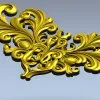 Acanthus Royale - STL 3D model for CNC carving