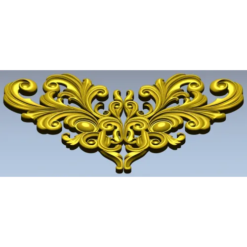 Acanthus Royale - STL 3D model for CNC carving