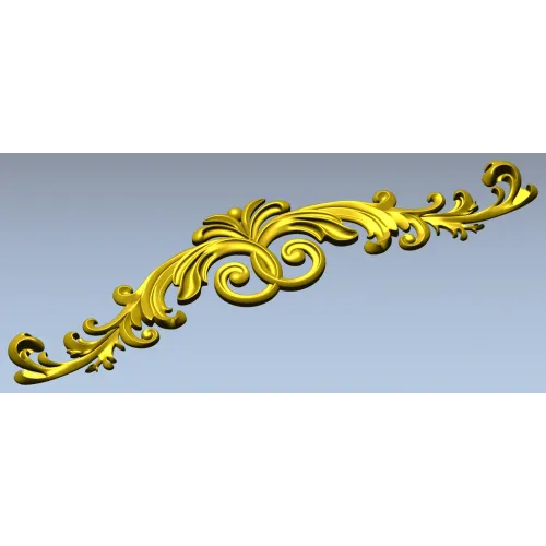 Акантовая накладка "Ренессанс" - 3D модель STL для ЧПУ