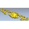 stl модель декоративного рокайльного картуша для ЧПУ