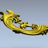 Картуш Орлеан - 3D модель STL для ЧПУ