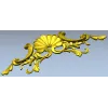 Раковинный картуш в стиле барокко - stl модель для ЧПУ