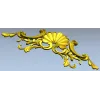 Раковинный картуш в стиле барокко - stl модель для ЧПУ