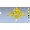 Рокайльный картуш с раковиной - STL для ЧПУ