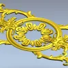Картуш "Солнечный картуш" - 3D модель STL для ЧПУ