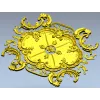 Барочная розетка - 3D модель STL для ЧПУ