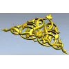 Угловой растительный декор - 3D модель STL для ЧПУ